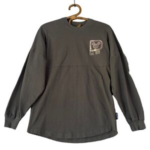 Disney Parks | Grey with Rose‎ Gold Sequins Spirit Jersey Size XS 100% Cotton